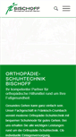 Mobile Screenshot of bischoff-ortho.de